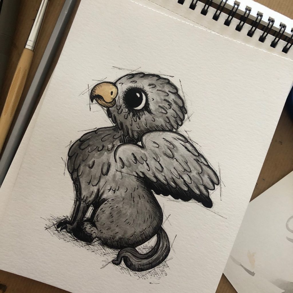 Les animaux fantastiques du 22 au 26 février 69 ans  stage de dessin